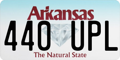 AR license plate 440UPL