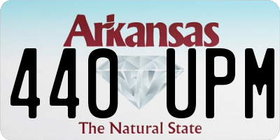 AR license plate 440UPM