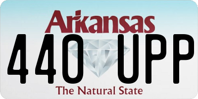 AR license plate 440UPP