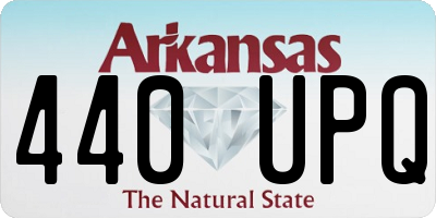 AR license plate 440UPQ