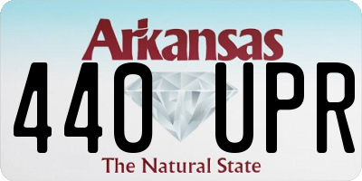 AR license plate 440UPR