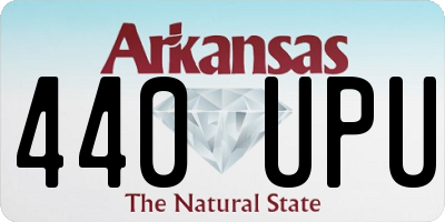 AR license plate 440UPU