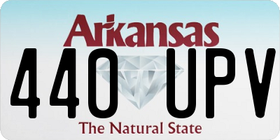 AR license plate 440UPV