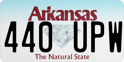 AR license plate 440UPW