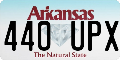 AR license plate 440UPX