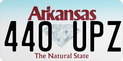 AR license plate 440UPZ