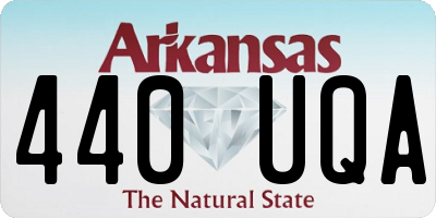 AR license plate 440UQA