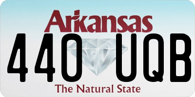 AR license plate 440UQB