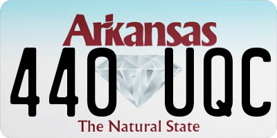 AR license plate 440UQC