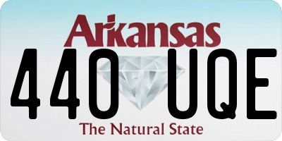 AR license plate 440UQE