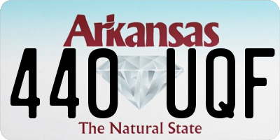 AR license plate 440UQF