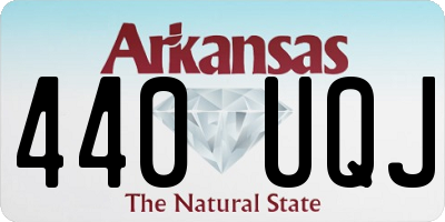 AR license plate 440UQJ