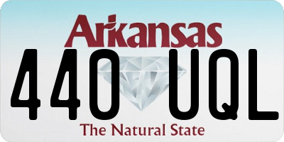 AR license plate 440UQL
