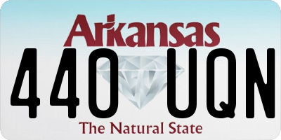 AR license plate 440UQN