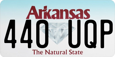 AR license plate 440UQP