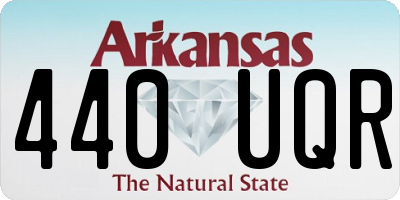 AR license plate 440UQR