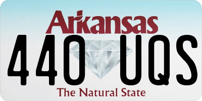 AR license plate 440UQS