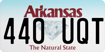 AR license plate 440UQT