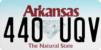 AR license plate 440UQV