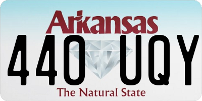 AR license plate 440UQY