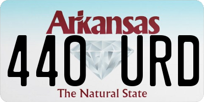 AR license plate 440URD