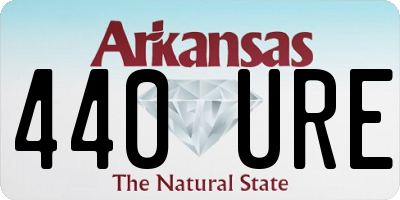 AR license plate 440URE
