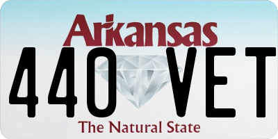 AR license plate 440VET