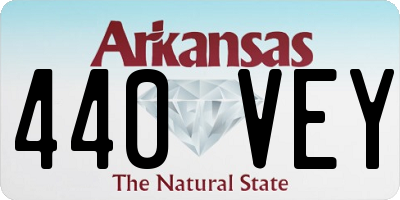 AR license plate 440VEY