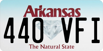 AR license plate 440VFI