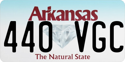 AR license plate 440VGC