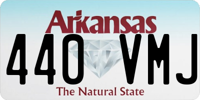 AR license plate 440VMJ