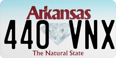 AR license plate 440VNX