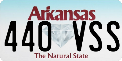 AR license plate 440VSS