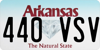 AR license plate 440VSV