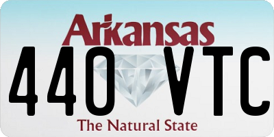 AR license plate 440VTC