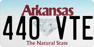 AR license plate 440VTE