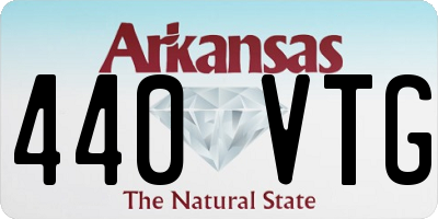 AR license plate 440VTG
