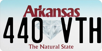 AR license plate 440VTH