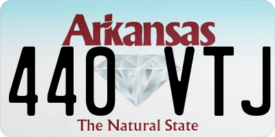 AR license plate 440VTJ