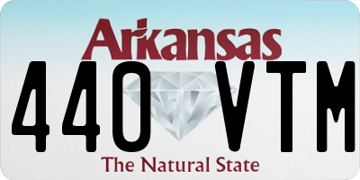 AR license plate 440VTM
