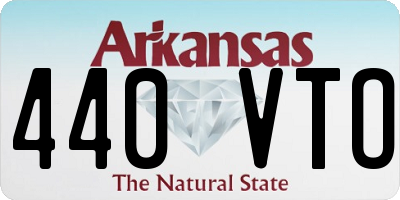 AR license plate 440VTO