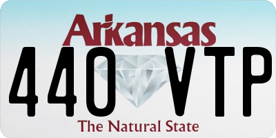 AR license plate 440VTP