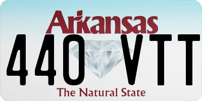 AR license plate 440VTT