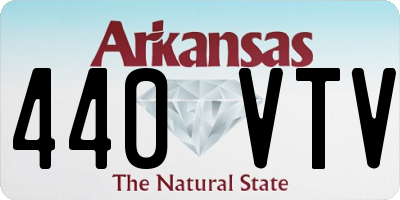 AR license plate 440VTV