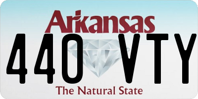 AR license plate 440VTY
