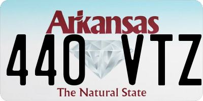 AR license plate 440VTZ