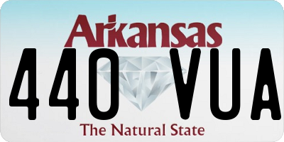 AR license plate 440VUA