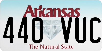 AR license plate 440VUC