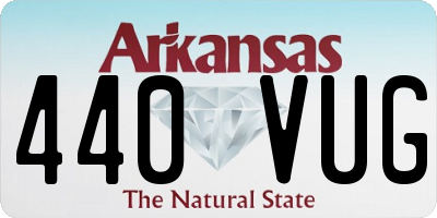 AR license plate 440VUG