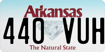 AR license plate 440VUH
